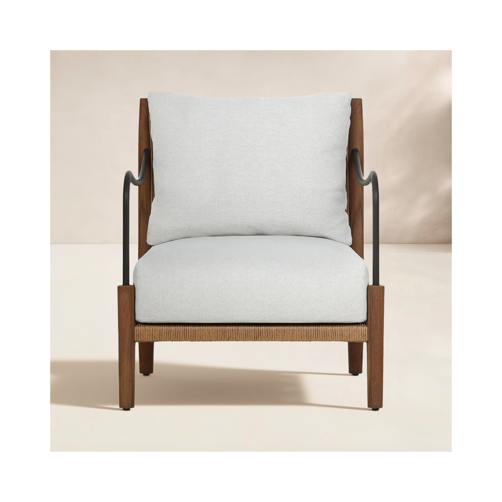 Andover Wood Outdoor Lounge Chair