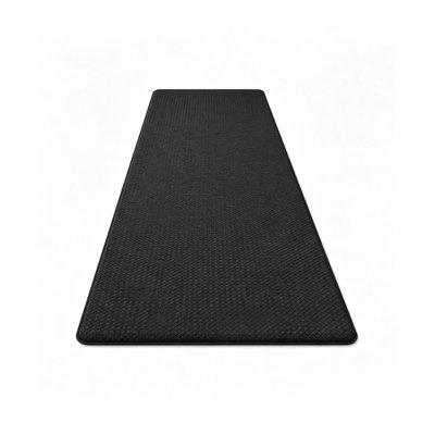 Black Kitchen Floor Mat 60 x 150 cm Anti Fatigue Easy Clean