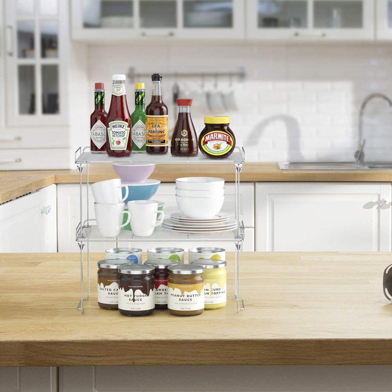 Alahni Freestanding Spice Rack, Silver