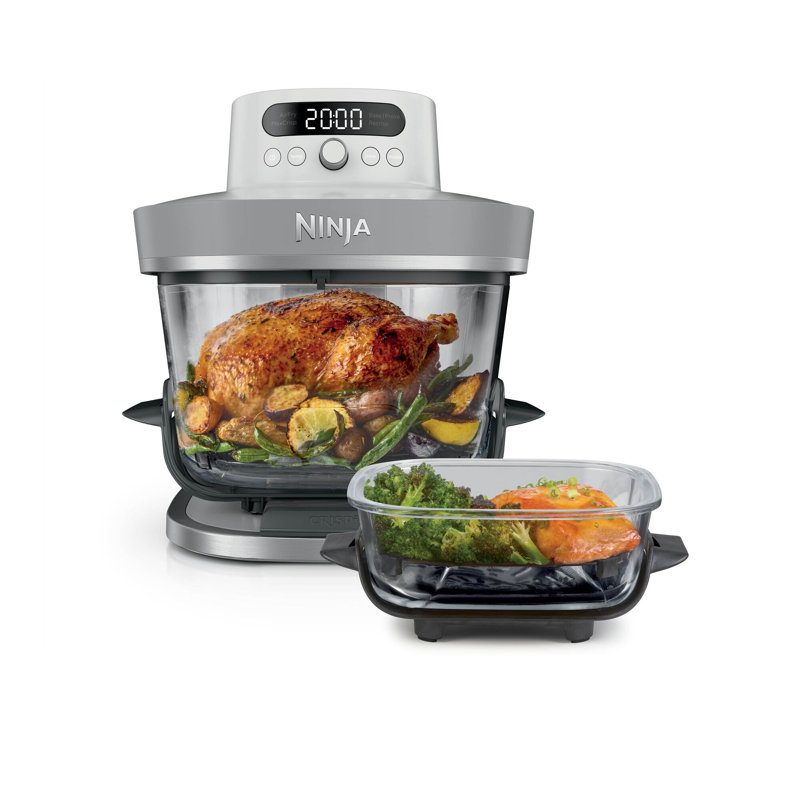 Ninja CRISPi PRO 5-in-1 Glass Air Fryer AS090UK, White