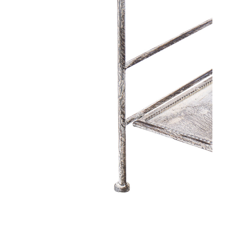 60cm W Iron Shelving Unit, Grey