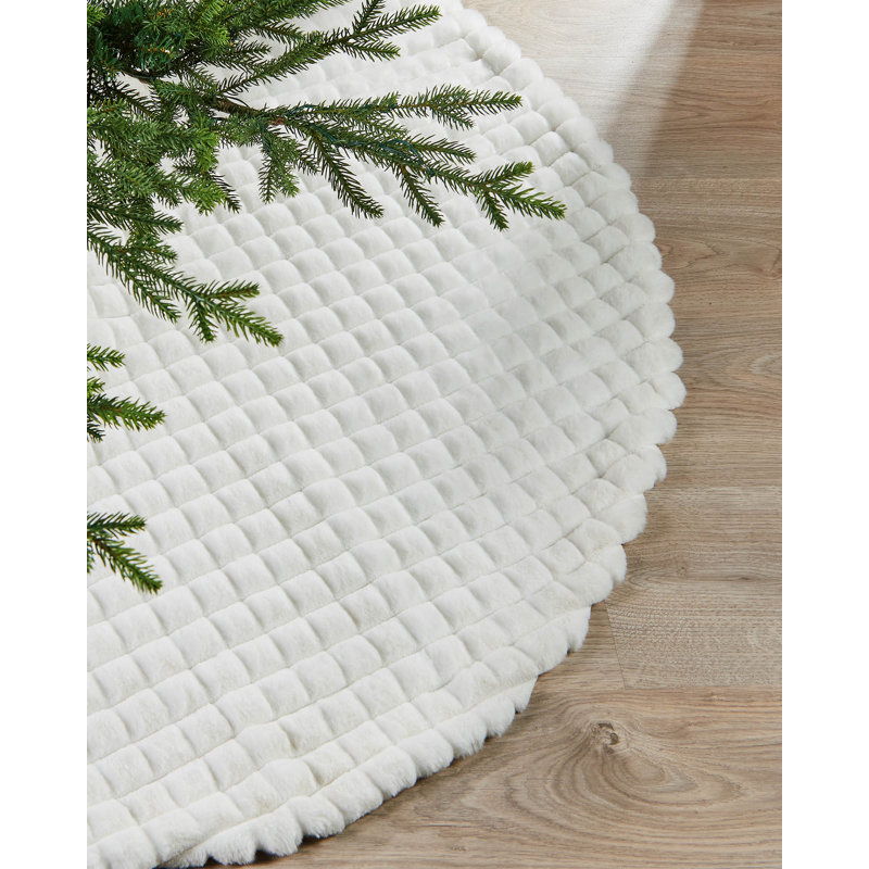 Faux Fur Tree Skirt