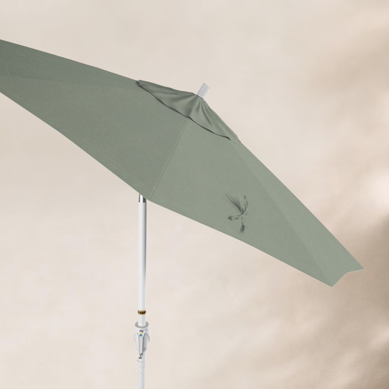 Parasol de marché 7,5', Sunbrella®, Blanc, Canvas Spa Sunbrella® Canvas