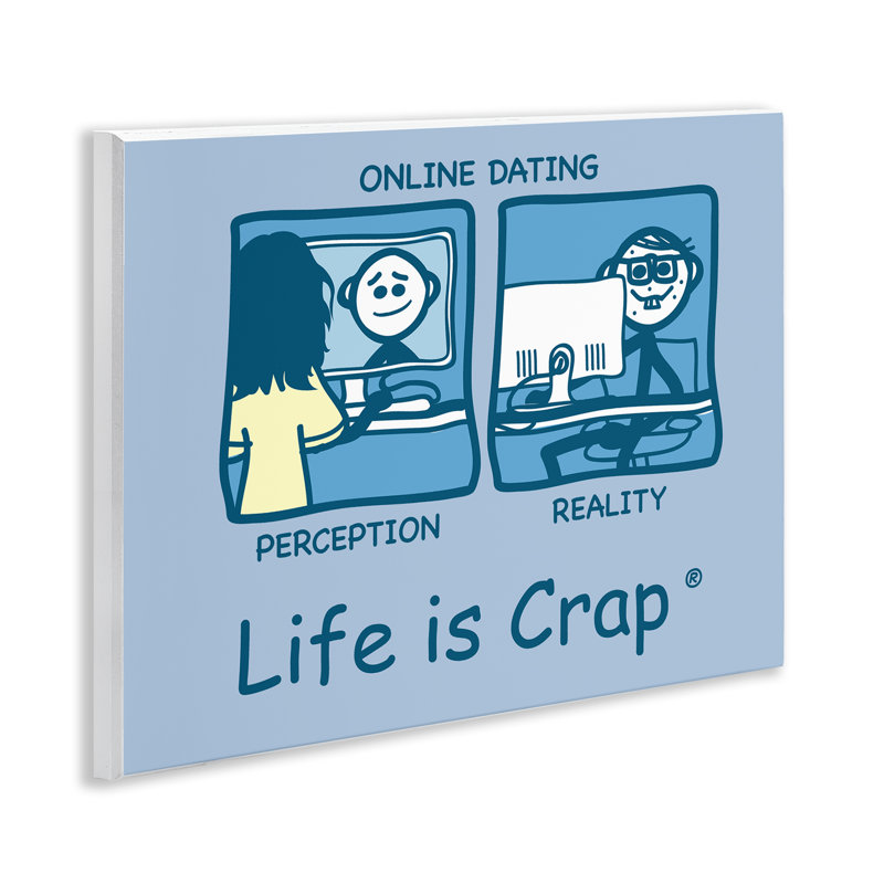 Perception and Reality Dating Wall Plaque Art by LIC
