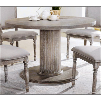 Reclaimed Gray Finish Dining Table