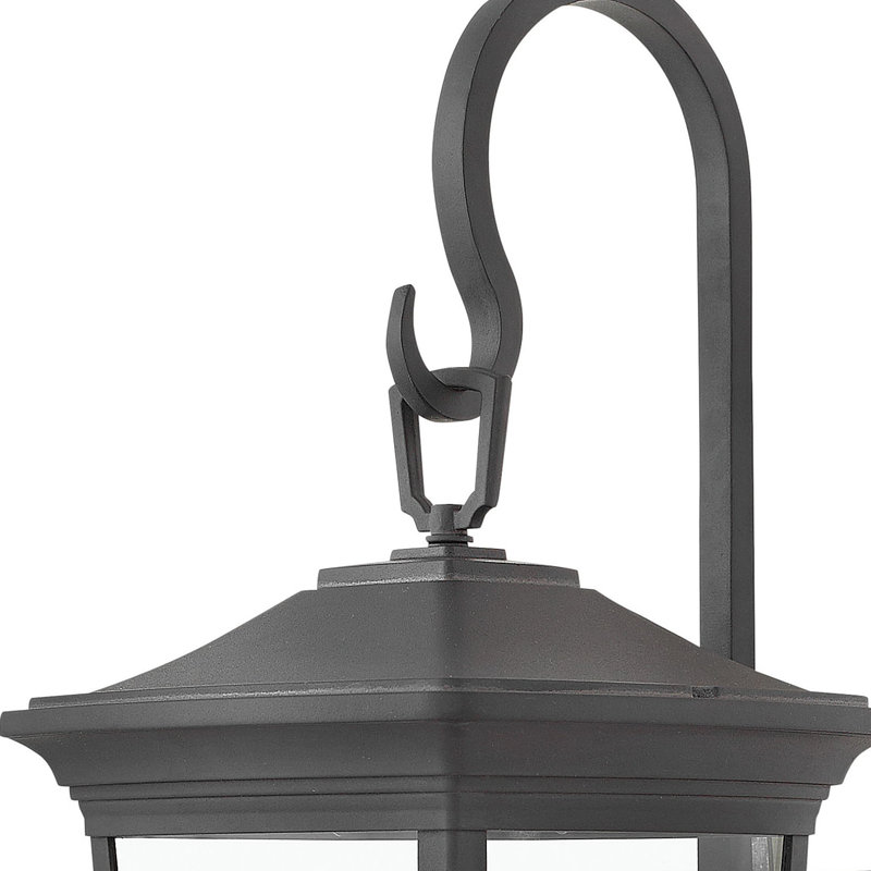 Bromley 2-Light Outdoor Wall Lantern, Museum Black