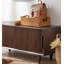 Modern Double Layer Sliding Door Entryway Bench-1582856601