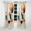 Colourful Mid Century Geometry Patchwork IV - Minimalism Abstract Blackout Curtain - 1 Panels-107624647