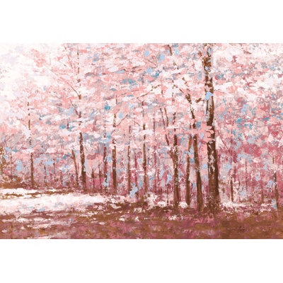 Cherry Blossom Road - Painting Print