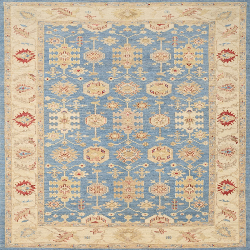 Beige sud-ouest Darlene Tapis décoratif, Carré 8 pi