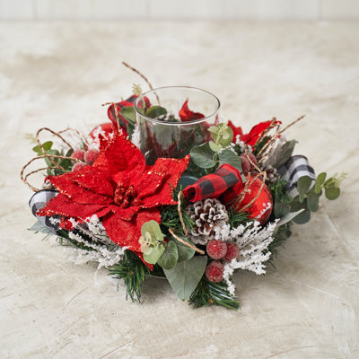 7.5'' H Glass Tabletop Hurricane