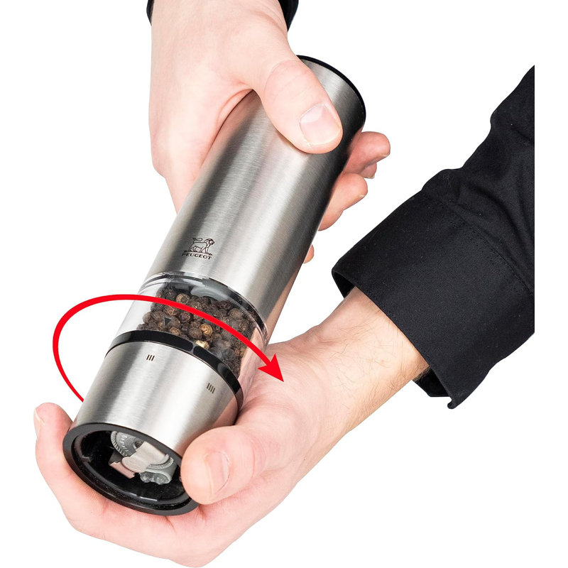 Stainless Steel Salt & Pepper Mill Set