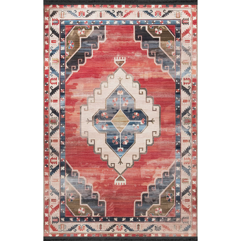 Tapis intérieur / extérieur Kresha, Rectangle 5 pi 1 po x 8 pi 6 po