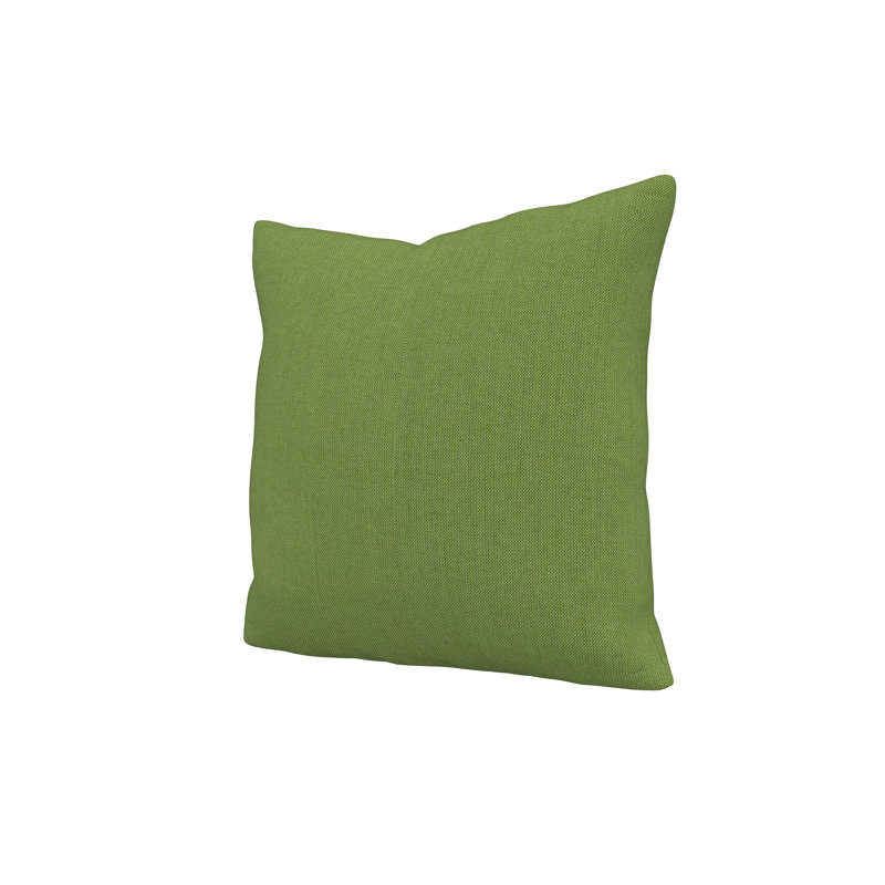 Gabi Sunbrella® Indoor/Outdoor Throw Pillow, Square 16", Spectrum Cilantro Sunbrella® Plainweave
