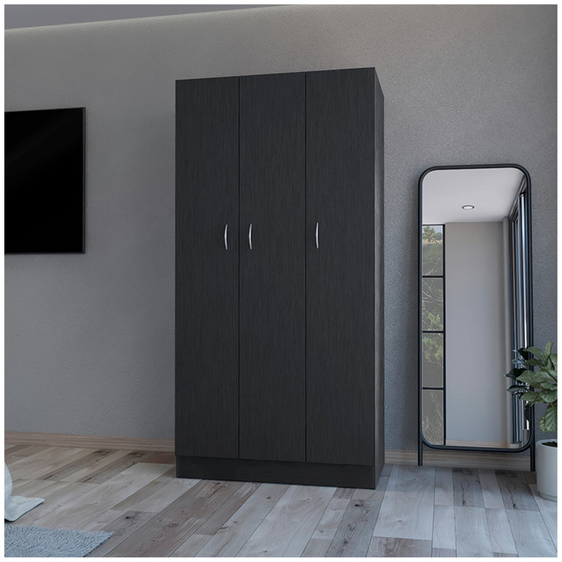 Garde-robe Erie, chambre à coucher, Noir
