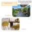 Ensemble de 2 chaises de patio, chaises longues modernes avec cadre en polypropylène respirant-454479869