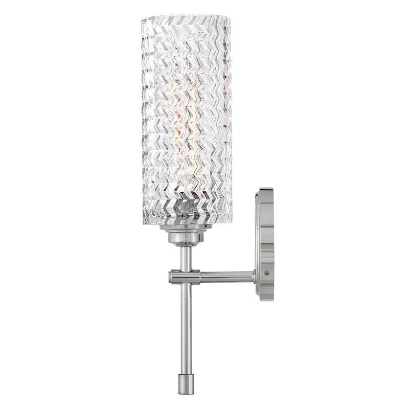 Hinkley Elle Medium Single Light Sconce, Chrome