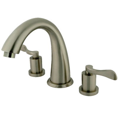 Kingston Brass Vintage Two-Handle 3-Hole Deck Mount Roman Tub Faucet