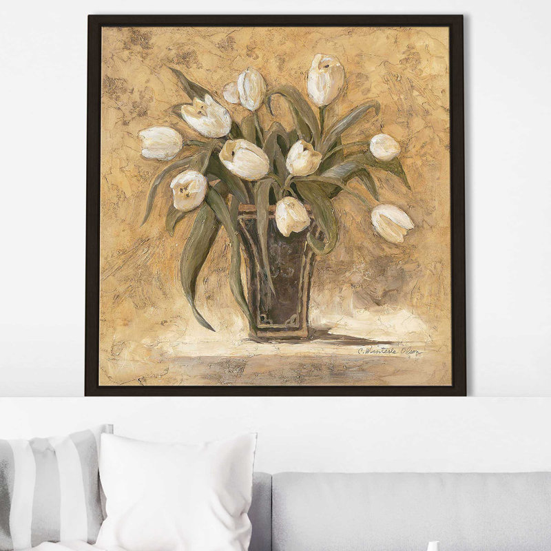 Gold Mine II (carré), Cadre flottant espresso, H 21,5 po x l 21,5 po x P 2 po