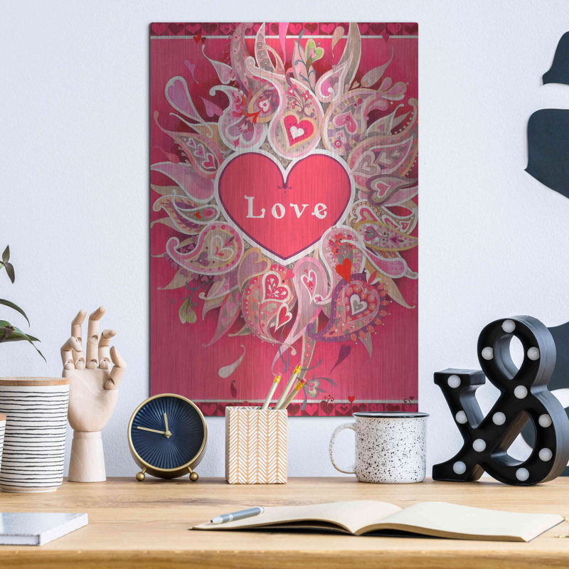 «Love» par David Galchutt, H 16 po x l 12 po