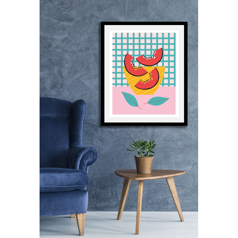 Findus - Single Picture Frame Print, 70cm H x 50cm W