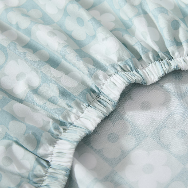 Ensemble de draps Daisy, Ensemble de draps pour lit double avec 5 pièces s