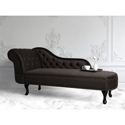 Hartell Velvet Chaise Lounge