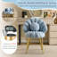 Fauteuil de coiffeuse en forme de coquillage-116299860