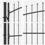174.5cm H x 400cm W Steel Gate