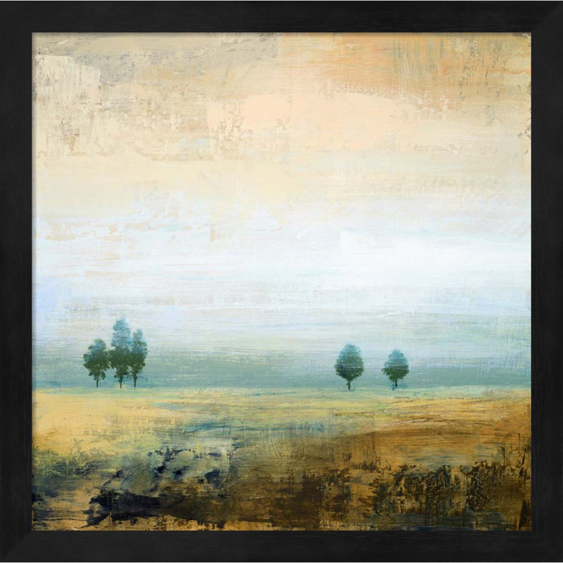 Open Atmosphere Blue Landscape Canvas Print Set