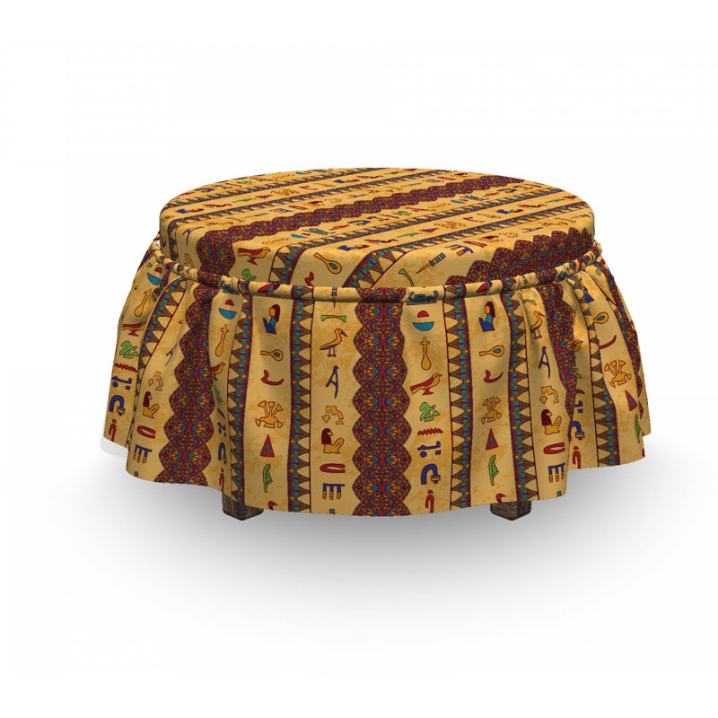Box Cushion Ottoman Slipcover