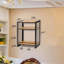 Wall Mounted Wine Bottle & Glass Rack