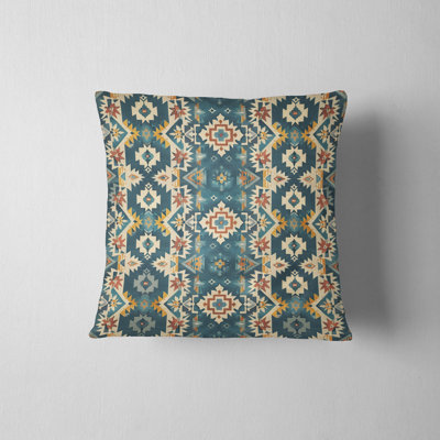 Eastern Elegance Geometric Reversible Pillow Cover