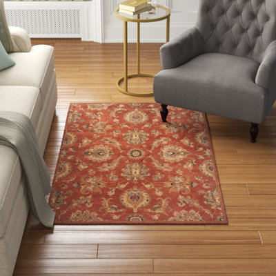 Hamill Hand Tufted Wool Oriental Indoor Rug
