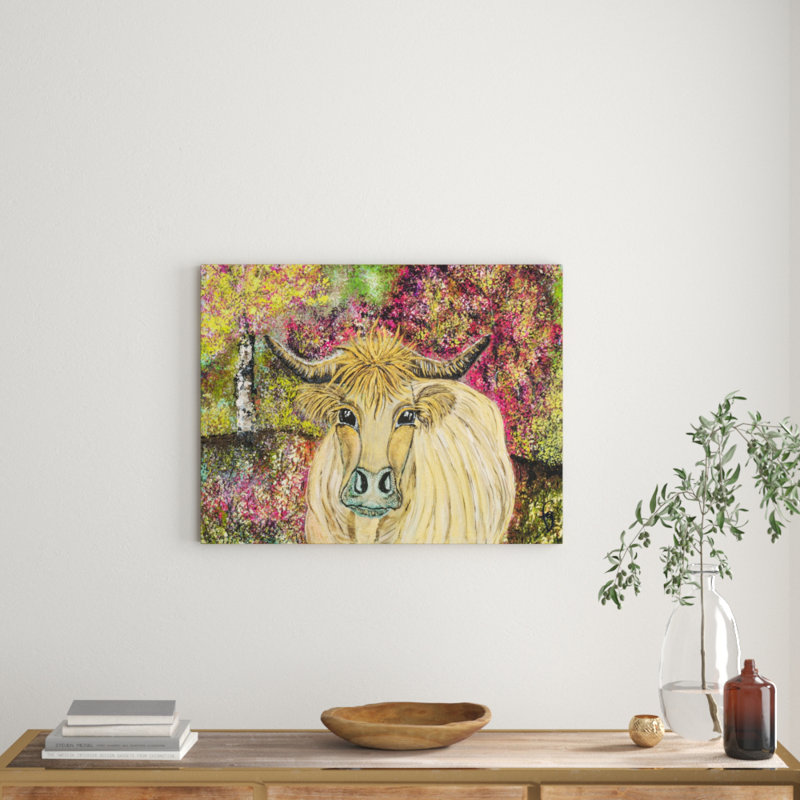 France Gilbert - Wrapped Canvas Painting, 61cm H x 79cm W