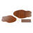 End Table, Modern Coffee Table, 2 Tier Sofa Side Table With Cloud-Shaped Tabletop