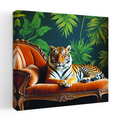 Purr-Fectly Domesticated Abstract Contemporary Wall Art