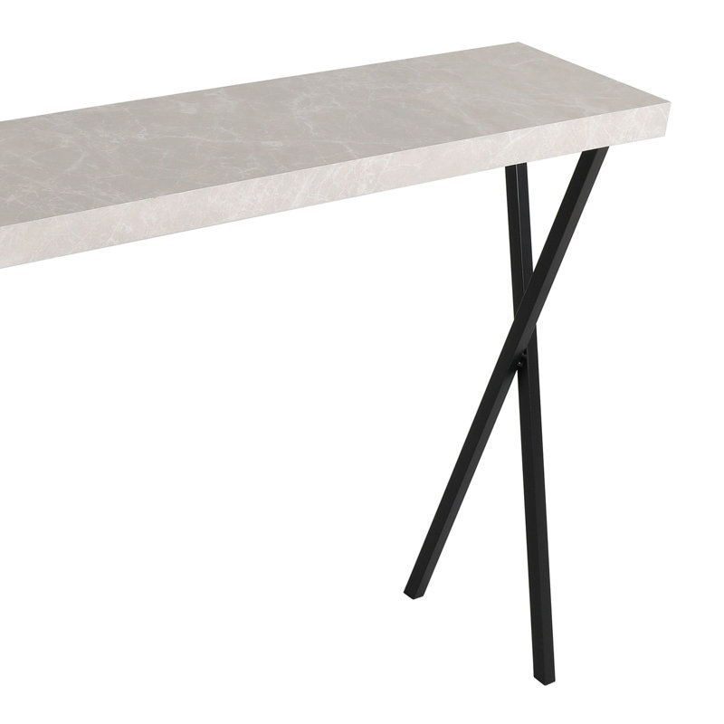 Adiline 100cm Console Table, Light Grey