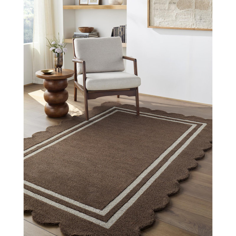 Tapis touffeté à la main Orville, Rectangle 5 pi x 7 pi 6 po