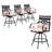 Alyne 4 - Person Patio Dining Set with Rectangular Table , Cushions Included