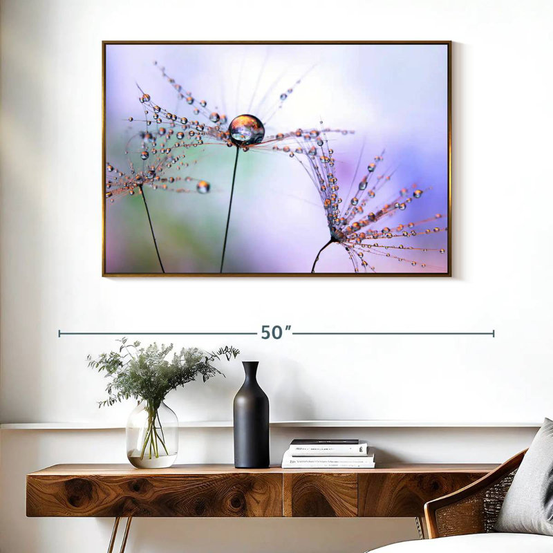 Pastel Friends, Floating Frame Gold, 40" X 27"