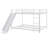 Metal Bunk Bed With Slide And Guardrails-3625822-3625820