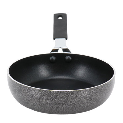 Oster Cambourne 6.5 Inch Aluminum Mini Frying Pan with Bakelite Handle in Black