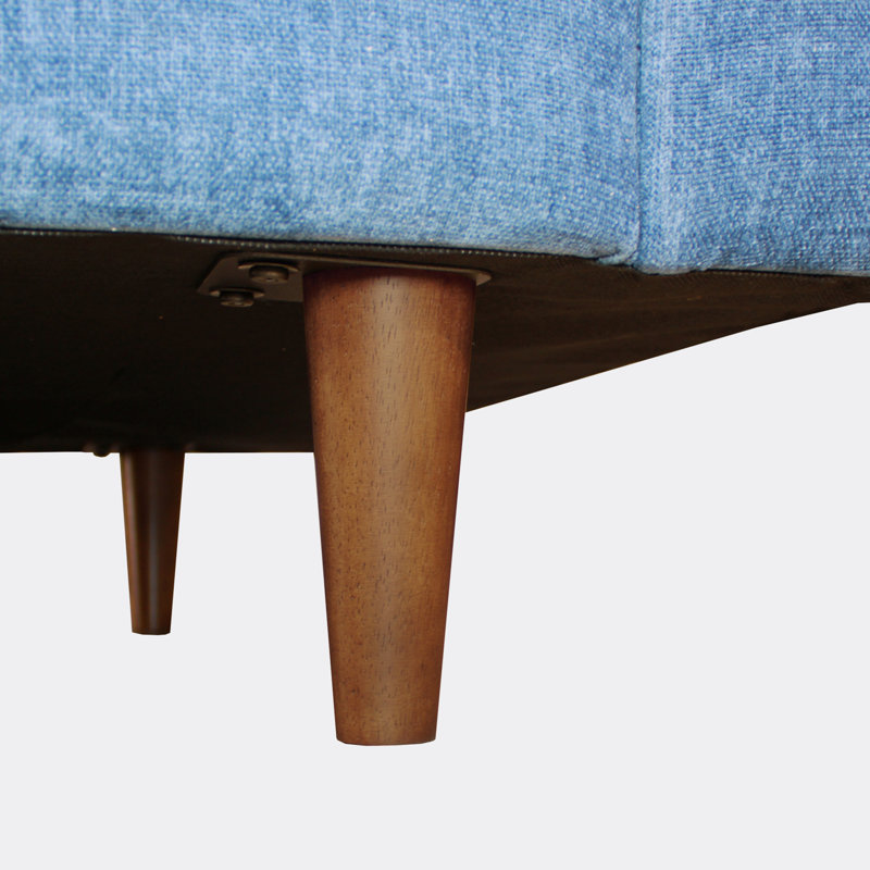 Fauteuil Mikaylie, Mélange de polyester bleu