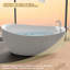Baignoire de massage autoportante en une pièce 62,99 "x31,50"