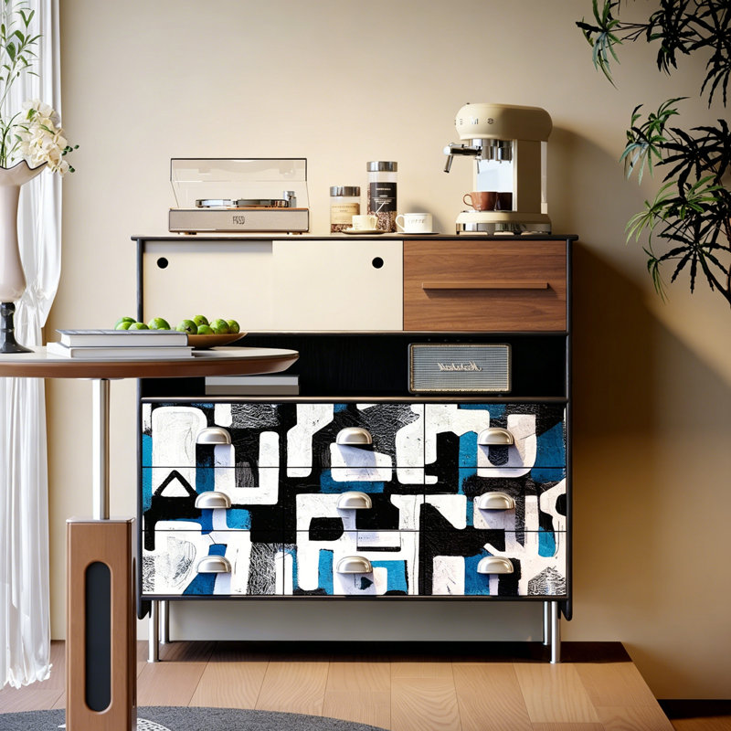 Armoire d'appoint style français rétro