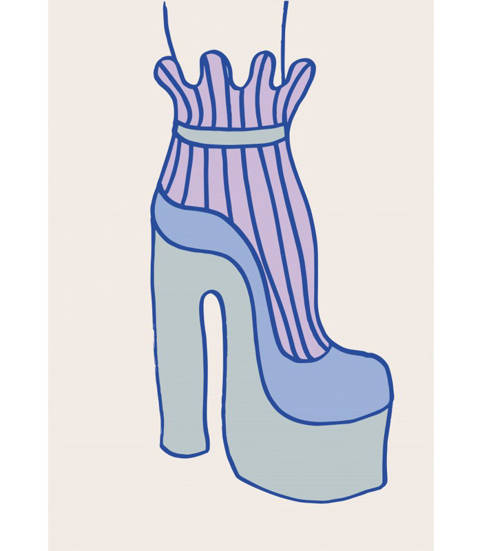 Heel, 76.2 cm H x 50.8 cm W