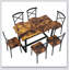 Ensemble de table de salle à manger 7 pièces 7 pièces Parfait pour la cuisine, coin repas
