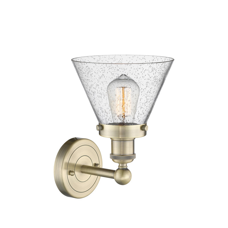 Chesterhill Armed Sconce, Seedy, Antique Brass