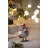Fabric Bird With Red Hat And Pompom